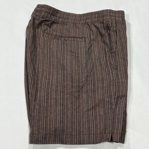 NWT Abercrombie & Fitch Men Multicolored Textured Pull On Shorts Striped Size XL - Picture 5 of 11